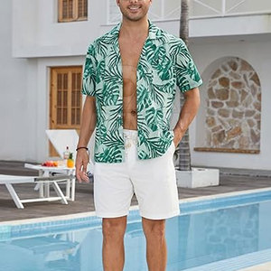 Camisas de Playa Cómodas para Hombre, Tela Fresca y Transpirable, Corte Relajado, Ideal para Fiestas en la Playa y Días de Playa - Product Image 6
