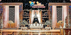 Latest Design <b>Mirror</b> Stage for Outdoor Weddings Trending Grand <b>Mirror</b> Work Wedding Stage Designer <b>Mirror</b> Wedding Stage Newyork - Product Image 3