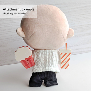 Matériaux pour accessoires de jouets en peluche pour enfants, miniatures en acrylique sur le thème du cinéma, du film, du popcorn, des boissons et des collations - Product Image 5