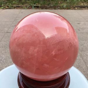 Wholesale Rose Quartz Sphere <b>Ball</b> Best Quality Natural <b>Crystal</b> Gemstone Agate Rose Quartz Healing <b>Ball</b> for Home Decor - Product Image 5