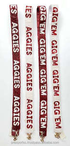 Animal Print Beaded <b>Strap</b> Handmade Durable <b>Shoulder</b> Belt Custom Leopard Camo Stripe Purse Handle Trendy Embroidery Bag Accessory - Product Image 5