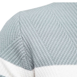 Sudaderas de algodón mezclado básicas para hombre con logotipo personalizado, ropa de calle de secado rápido y cómodas, sudaderas con cuello con cremallera para hombre. - Product Image 4