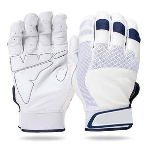 Guantes de Béisbol Blancos Personalizados GSI, Diseño Transpirable Antideslizante para Bateo de Softbol, Uso Deportivo para Diestros - Product Image 6