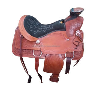 100% cuir professionnel cheval selle cuir Western Roping Ranch Wade selle produits d'équitation équitation équestre - Product Image 1
