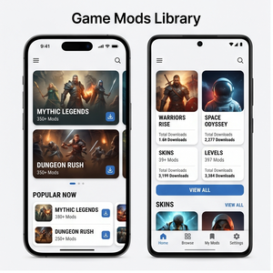Aplicación de modificaciones de juegos RoyalCraft: descarga modificaciones, diseños, complementos, herramientas de juego y mejoras personalizadas para IOS/Android/Linux/Mac - Product Image 1