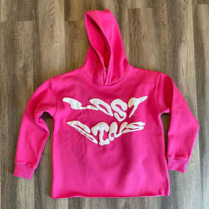 Sweat à capuche zippé pour homme en molleton épais de qualité supérieure, avec logo imprimé en relief personnalisé, style vintage, en coton mélangé. - Product Image 2