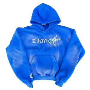 Designer <b>Mens</b> Eco-Friendly 450g 100% Cotton Winter Oversized Flock Print Letter Embroidery American Street Fashion Brand <b>Hoodie</b> - Product Image 2