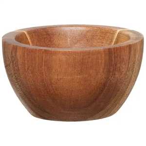 Cuenco de madera hecho a mano, decoración artesanal natural para el hogar, cuenco de estilo rústico, cuenco de madera duradero, cuenco rústico de madera, NOUSHAD HANDICRAFT - Product Image 5