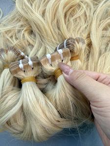 CDYHAIRVN Extensions de cheveux naturels de haute qualité, texture ondulée, adhésives, invisibles et sans couture, couleur 613, cheveux vierges vietnamiens pour femmes - Product Image 3