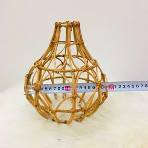 King <b>Craft</b> Viet Handmade Modern Pendant Light Wicker <b>Rattan</b> Lampshade High Quality Reusable PC Material Customizable Size - Product Image 4