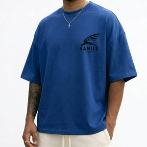 T-shirts de sport pour hommes au design tendance avec logo personnalisé en gros, 100% coton, séchage rapide, coupe classique, au meilleur prix - Product Image 2