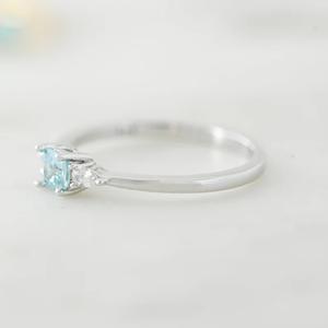 Anillo de Plata de Ley 925 Chapado en Oro con Corte Esmeralda de Diamante, Estilo Vintage, para Niñas y Mujeres, Anillos de Compromiso, Boda, Aniversario - Product Image 3