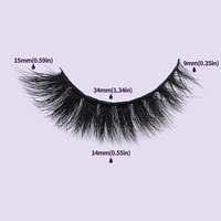 Magefy – Vente en gros, marque privée – Faux cils en bande complète, naturellement fins et courbés, lot de 7 paires, cils effilés, kits de faux cils
