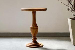 Table d'appoint en bois de forme vintage personnalisée, fabriquée à la main avec un design moderne pour un usage domestique par Perfect Enterprises - Product Image 6