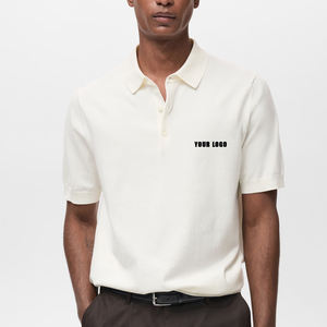 เสื้อโปโลผู้ชายคุณภาพสูง ผ้าฝ้าย 100% สกรีนโลโก้ด้วยระบบดิจิตอล ระบายอากาศได้ดี เหมาะสำหรับใส่ลำลองในฤดูร้อน - Product Image 5