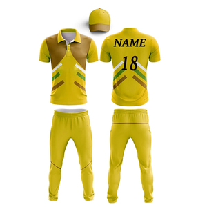 Dernier design, ensemble de cricket 100% polyester, pantalon et maillot, couleur et logo personnalisés, grande taille, haute qualité, fabriqué au Pakistan - Product Image 6