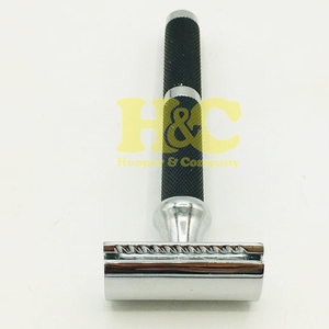 New Barber <b>Razors</b> Black Men's Straight <b>Blades</b> Stainless Steel <b>Blade</b> Safety <b>Razor</b>-Double Edge Shaving Safety <b>Razor</b> - Product Image 5
