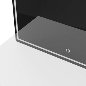 Ensemble de coiffeuse avec miroir, 1 tiroir de rangement, table de maquillage, table de toilette pour la chambre à coucher - Product Image 6