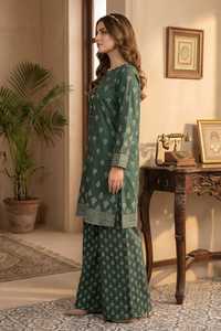 Ensemble de 2 pièces en tissu lawn imprimé de qualité supérieure pour femmes, collection été, vêtements indiens et pakistanais, tenue légère pour tous les jours - Product Image 2