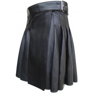 Kilts écossais utilitaires pour hommes, jupes plissées gothiques vintage, kilts traditionnels en cuir à taille haute - Product Image 6