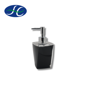 Distributeur de savon liquide de luxe en acrylique noir, nouveau modèle torsadé - Product Image 2