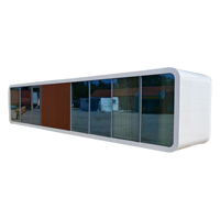 Villa préfabriquée moderne, mini-villa mobile, bureau de villégiature, maison-capsule Apple