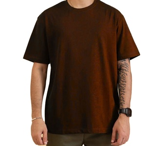 เสื้อยืดผู้ชายผ้าฝ้าย 100% คุณภาพพรีเมียม ออกแบบเองได้ เสื้อยืดโอเวอร์ไซส์ สกรีนโลโก้ตามสั่ง - Product Image 1