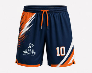 Pantalones Cortos Deportivos Casuales Personalizados para Hombre, Material de Alta Calidad, Cintura Elástica, Sublimados, 100% Poliéster, Secado Rápido, con Cordón Ajustable - Product Image 1