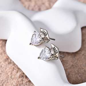Pendientes de Graduación BOJ 01 con Piedra de Nacimiento Personalizada y Birrete de Graduación, Impresionantes, a Bajo Precio, en Oferta - Product Image 4