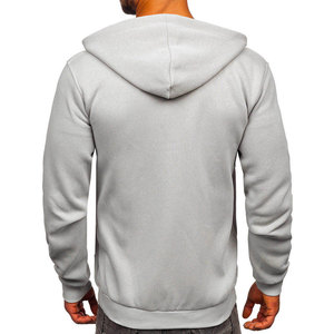 Sudadera con capucha para hombre con cremallera completa, precio al por mayor, personalizada, 500GSM, algodón, fabricada directamente en fábrica, con bolsillos. - Product Image 2