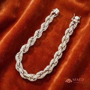 925 Sterling <b>Silver</b> Moissanite Bracelet Fashion Jewelry Floral Link Bracelet <b>for</b> Women & <b>Men</b> Elegant Gift Fine Jewelry NYC Style - Product Image 4