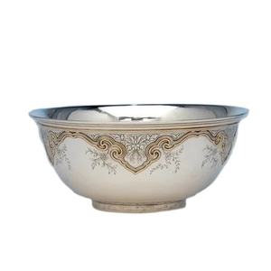 Multi Use Metal Serving Bowl for Home Kitchen Hotel Restaurant <b>Tableware</b> and Interior Decor Home Decor - Product Image 1