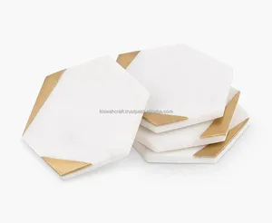 Posavasos redondos de madera y resina de nuevo diseño de alta calidad con soporte Popular del fabricante y exportador de posavasos - Product Image 6