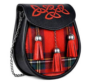 Sporran Escocés Ecológico con Diseño Celta y Bolsa de Cuero para Actividades al Aire Libre - Proveedor Golden Crown - Product Image 2