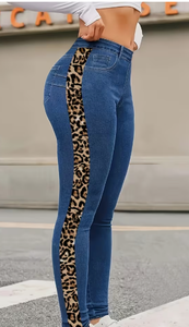 Jeans de Mezclilla para Mujer TRIBON SPORTS, Corte Regular, Cintura Alta, Pierna Recta, Sin Elasticidad, Largo Completo - Product Image 3