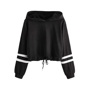 Meilleur sweat à capuche court pour femme, couleur personnalisée élégante, grandes tailles, services OEM et ODM disponibles - Product Image 6