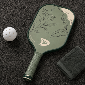 Paleta de Pickleball Ligera con Diseño Botánico |   Superficie de Grafito y Punto Óptimo de 16 mm de Ancho |   ODM Personalizado al por Mayor - Product Image 4