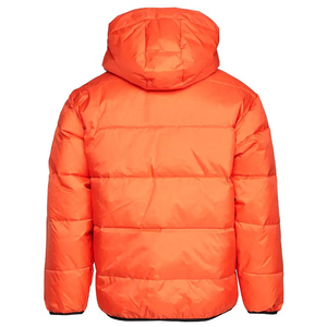 Chaqueta Acolchada con Capucha para Hombre, Color Naranja, Resistente al Viento, Gruesa, para Invierno, Estilo Casual, Relleno de Plumón, Material de Poliéster - Product Image 4