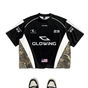 Camiseta Deportiva de Rendimiento para Hombre, Diseño con Paneles de Camuflaje, Transpirable, de Poliéster, Estilo Jersey de Fútbol Americano - Product Image 5