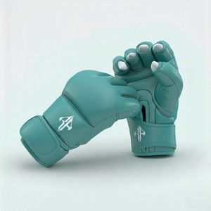 Gants de boxe pour hommes en cuir PU de haute qualité, légers, à doigts entiers, avec fermeture lacée, pour adultes, RIVIAN - Product Image 1