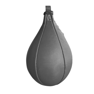 กระสอบทรายหนังสีเทา รุ่น Speed Bag ทรงหยดน้ำ สำหรับฝึกซ้อมมวย ซ้อมรีเฟล็กซ์ ซ้อมสปีดบอล MMA อุปกรณ์ฝึกซ้อมต่อยมวย ผลิตโดย OEM - Product Image 1