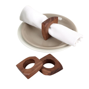 Premium Round Wood Napkin <b>Rings</b> Bulk Farmhouse Style Table Decoration Accessories Natural Wooden Serviette <b>Ring</b> for Hotels - Product Image 4