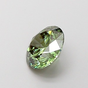 Diamant de laboratoire CVD vert vif fantaisie rond de 1,10 carat, clarté VVS2, polissage excellent, pierre précieuse de luxe pour bijoux - Product Image 2