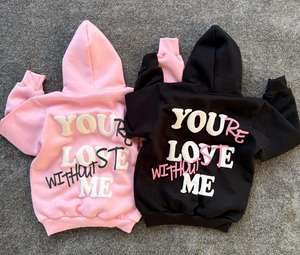 Sweat-shirt à capuche en molleton rose et noir pour homme avec poche, coupe classique, 100 % coton, écologique, séchage rapide, vêtement d'hiver - Product Image 2