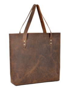 Sacs à main tendance de grande capacité avec logo personnalisé pour femmes sac fourre-tout en cuir rustique sac à bandoulière pour femmes - Product Image 3