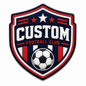 Custom PVC Team <b>Patches</b> Soft Rubber Logo Badges for Sports Clubs Uniforms Hats Backpacks Jackets Hook and Loop <b>Sew</b> <b>On</b> - Product Image 1