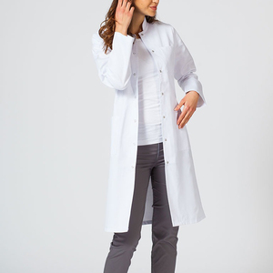 Customize Unisex Medical Lab Coat Wholesale Doctor Gowns Clinic Uniform Doctor Wear Dental Lab Coats with Cuffs - Product Image 2
