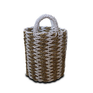 Cesta Redonda de Almacenamiento de Mimbre Moderna con Asa, Juego de 3 Piezas - Almacenamiento de Ropa Ecológico - Product Image 2