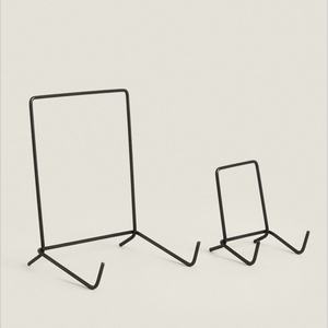 Gold Metal Rectangular Photo Frame Tabletop <b>Easel</b> Style Double Glass Modern Design - Product Image 4