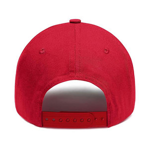 Gorras de Béisbol Rojas Unisex de Algodón Suave, Ajustables, Personalizables en Color y Talla, Deportivas y Elegantes, de 6 Paneles, Lavadas - Product Image 6